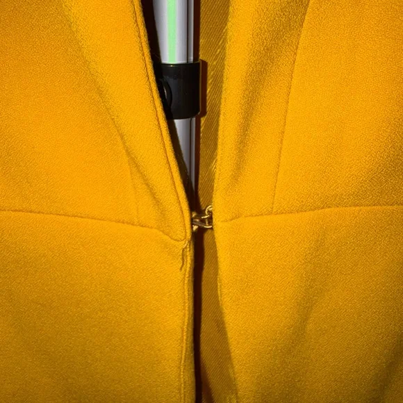 Zara Bright Yellow Longline Blazer - Picture 2 of 5